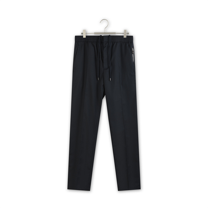 brunello cucinelli wool blend casual trousers